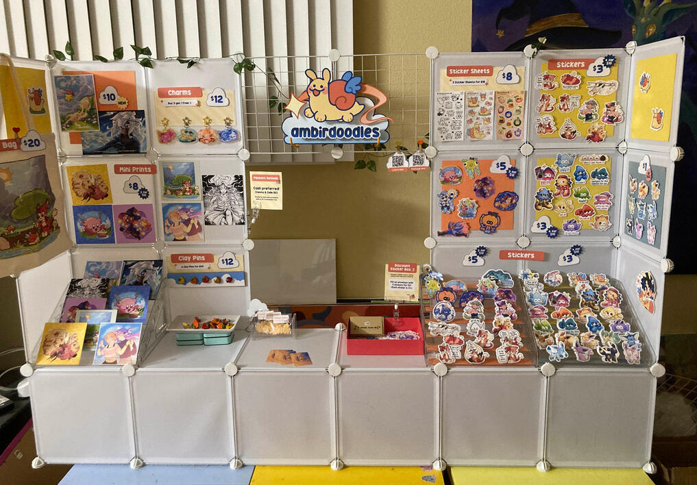 6ft table display setup